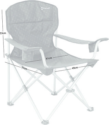 Стілець розкладний Outwell Catamarca XL Forest Green (470391), фото 2