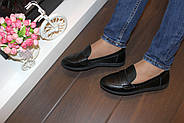 Туфлі жіночі чорні натуральна шкіра Т1150, фото 6