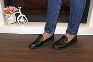Туфлі жіночі чорні натуральна шкіра Т1150, фото 7