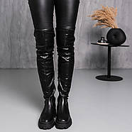 Ботфорти жіночі зимові Fashion Arion 3884 38 розмір 24,5 см Чорний, фото 2
