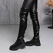 Ботфорти жіночі зимові Fashion Arion 3884 38 розмір 24,5 см Чорний, фото 7