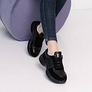 Кросівки жіночі Fashion Chris 3894 36 розмір 23 см Чорний, фото 3