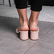 Мюлі жіночі Fashion Kaaisa 2831 39 розмір 25 см Рожевий, фото 3