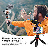 Comica Smartphone Vlogging Kit, CVM-VM10-K2 PRO Shotgun Microphone з тримачем телефона штатива, фото 2