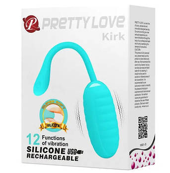 Віброяйце серії Pretty Love - Kirk з 12 різними функціями вібрації