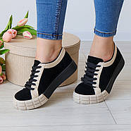 Кросівки жіночі Fashion Lovelace 3205 37 розмір 24 см Чорний, фото 4