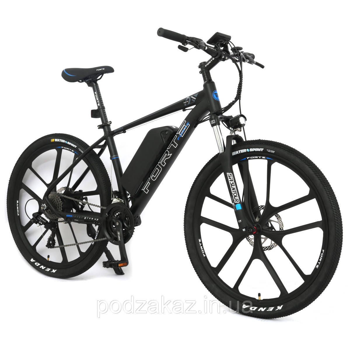Електровелосипед Forte Matrix 18"/26" 350 Вт чорно-синій HLZ