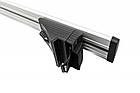 Перемички на вбудовані рейлінги Wizard V2 для Seat Altea 2004-2015 Алюміній + пластик (2 шт), фото 5