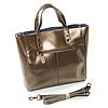 Жіноча шкіряна сумка PODIUM P107 8713 silver-gray, фото 3