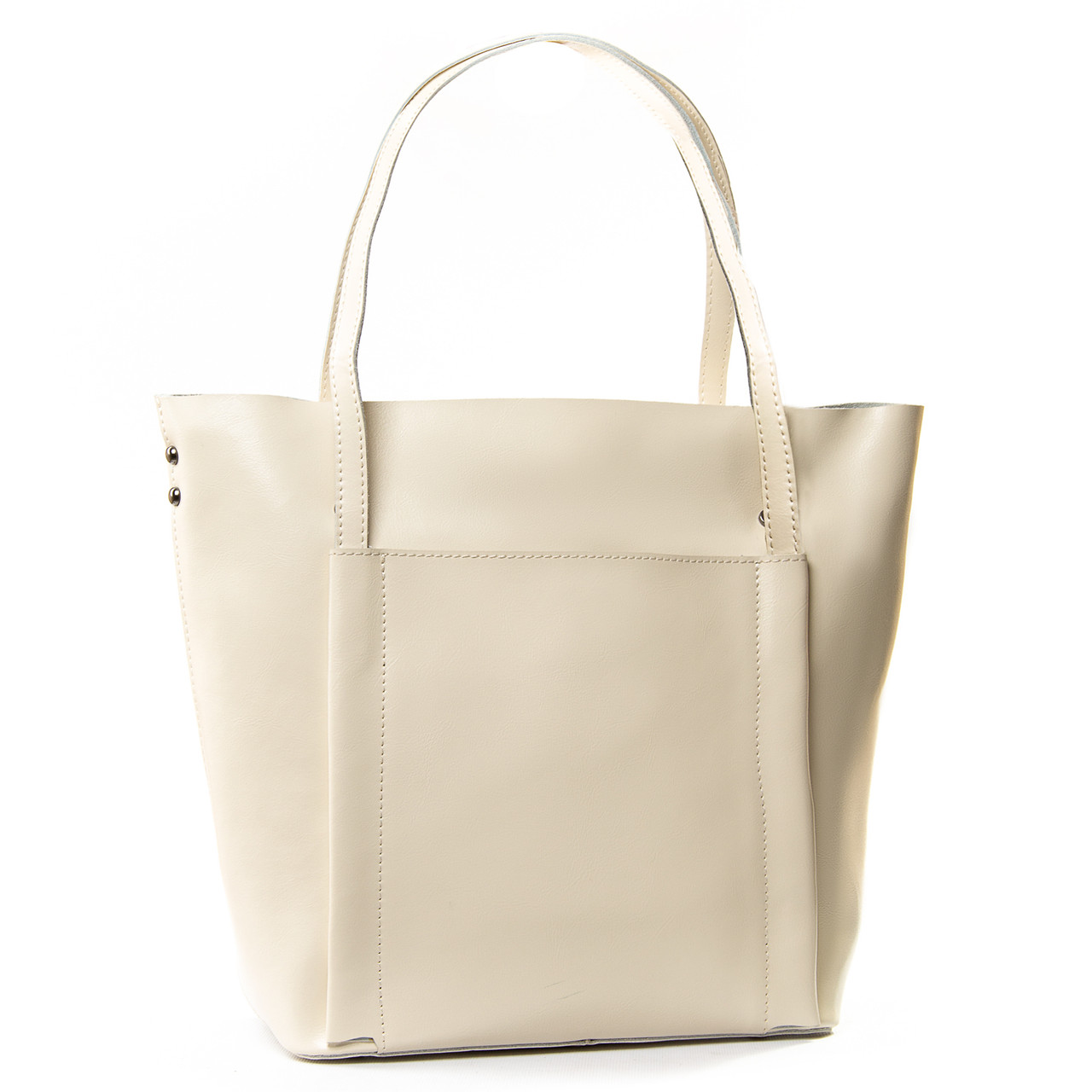 Жіноча шкіряна сумка з двома ручками PODIUM P33 8601 beige