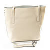 Жіноча шкіряна сумка з двома ручками PODIUM P33 8601 beige, фото 3