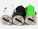 АЗП автозаряджання 2 USB-метал кольоровий метал, фото 3