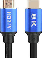 Кабель HDMI-HDMI 2.1V 3D 48Gbps 8K ULTRA HD 7680*4320P 3м