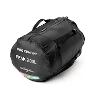 Спальний мішок КЕМПІНГ Peak 200L Green з капюшоном