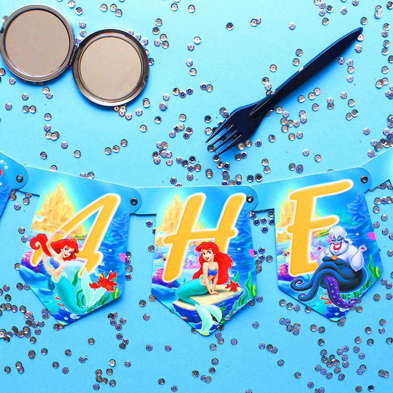 "Русалочка" - Гірлянда Букви довжина - до 2м., УКР, фото 1