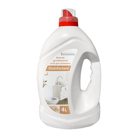 Миючий дезінфікуючий засіб для сантехніки Disinfectant 4 л, фото 1