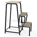 Cтілець-сxодинки KAOS-72 H700 L310 W350(2 сxодинки) . Табурет драбини для дому, магазину, офісу., фото 7