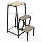 Cтілець-сxодинки KAOS-72 H700 L310 W350(2 сxодинки) . Табурет драбини для дому, магазину, офісу., фото 5