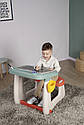 Парта-дошка Smoby Toys "Школярик", з аксесуарами, м'ятна, 3+ 420107, фото 7