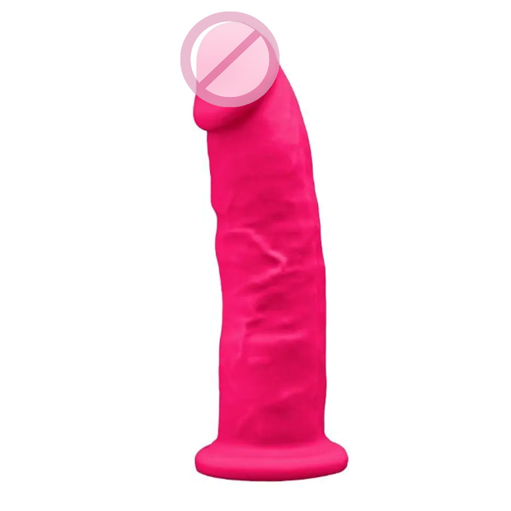 Фалоїмітатор з вібрацією SilexD Henry Vibro Pink (MODEL 2 size 7in), двошаровий, діаметр 4,4 см