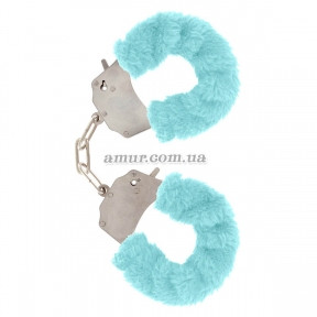 Наручники Furry Fun Cuffs з блакитним хутром