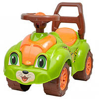 Машина-каталка Технок зелена 3428