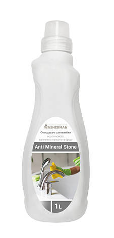 Очищувач сантехніки від сольового вапняного нальоту та бруду Anti Mineral Stone 1 л, фото 1