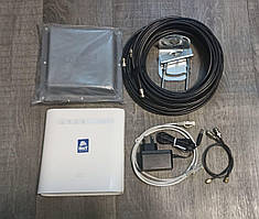 4G Wi-Fi роутер ZTE MF286R з MIMO антеною й кабелем 2х10м (Cat.6, 2,4/5 ГГц, 4 LAN, 2 Phone)