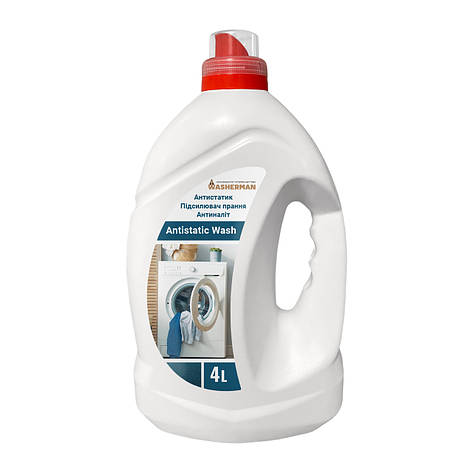 Антистатик, підсилювач прання, антикліщ, антиналіт Antistatic wash 4л, фото 1