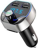 FM-передавач Hotchy T24, 1,44 дюйма, Bluetooth, SD-карта, 2 порти USB