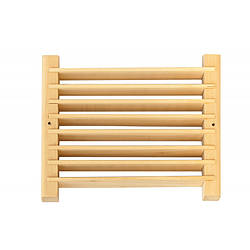 Вентиляційна решітка для лазні липа, вільха, 170х210 мм
