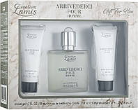 Мужской набор Arrivederci (EDT 100ml + Schover Gel 50ml + After Shave 50ml)