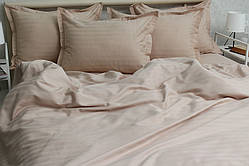 Страйп-сатин 2-спальна постільна білизна  Multistripe Premium ТМ Prima Teks  MST-01