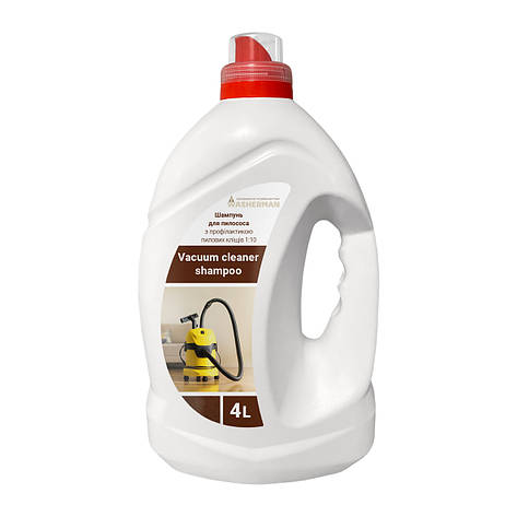 Шампунь для пилососа з профілактикою пилових кліщів 1:10 Vacuum cleaner shampoo 4 л, фото 1