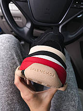 Жіночі кросівки Balenciaga Triple S Trainers Black/White/Red 490672W06E11000, фото 4