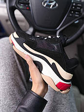 Жіночі кросівки Balenciaga Triple S Trainers Black/White/Red 490672W06E11000, фото 5