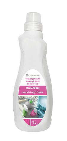 Універсальний миючий засіб пінний 1:20 Universal washing foam 1 л, фото 1
