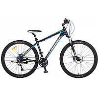 Велосипед CROSSER Pionner*17,5" рама 29" черно-синий алюминиевый горный гидравлика