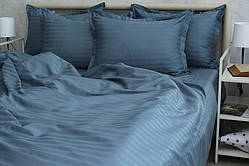 Страйп-сатин 2-спальна постільна білизна  Multistripe Premium ТМ Prima Teks  MST-03