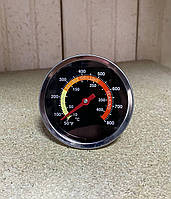 Термометр для коптильні, мангалів, барбекю та тандирів з нержавіючої сталі 400°C (довжина 70мм)