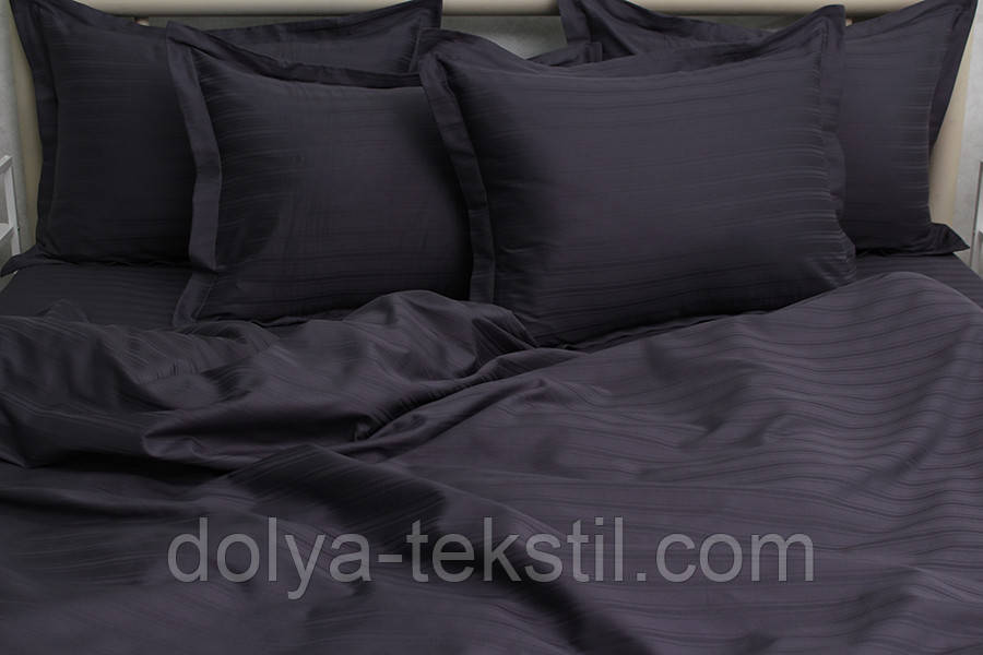 Страйп-сатин Євро комплект постільної білизни  Multistripe Premium ТМ Prima Teks  MST-05, фото 1