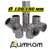 Димоходи д.120/180мм.