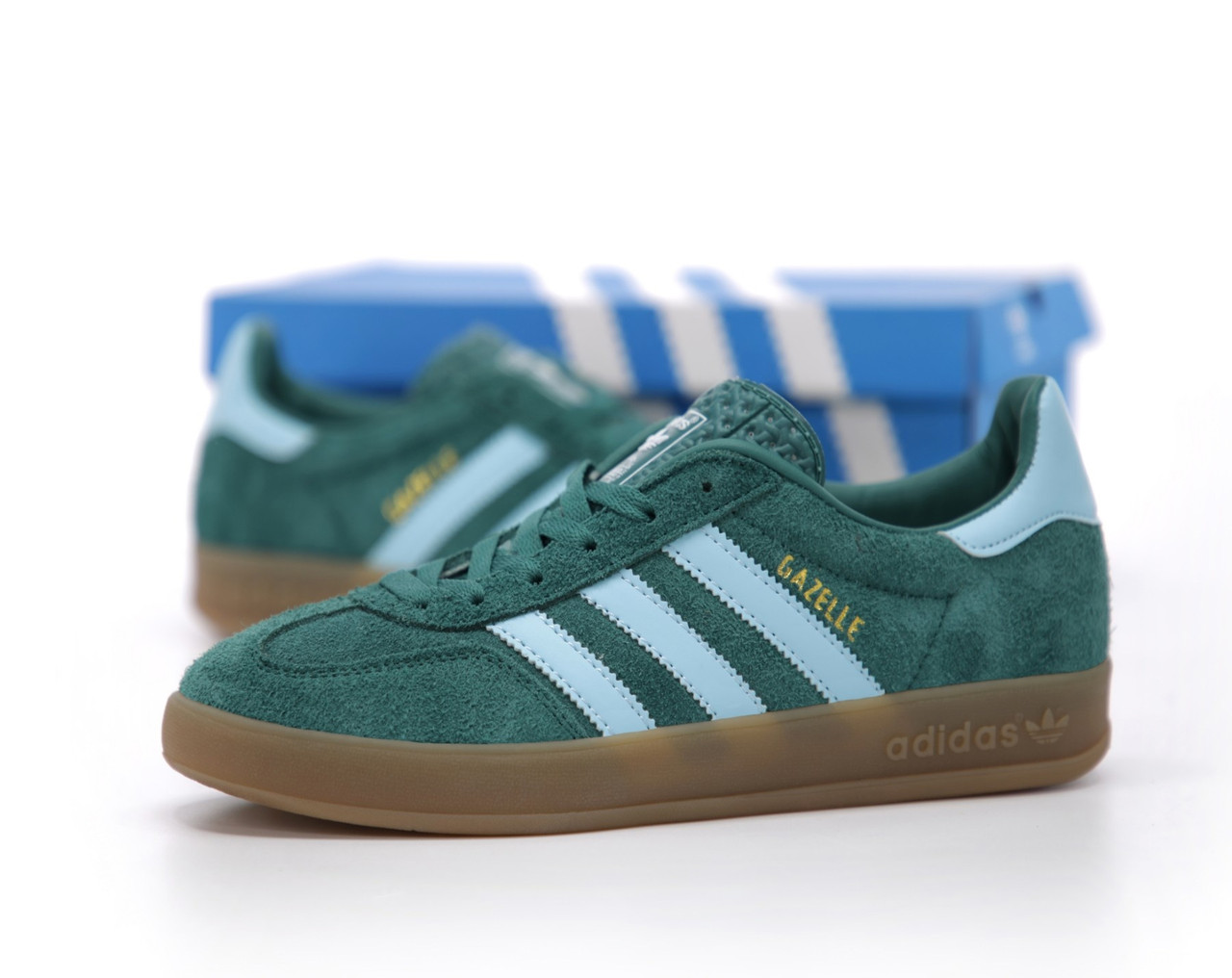 Adidas Gazelle Indoor Green Blue ID 1890412505 2240 Prom.ua