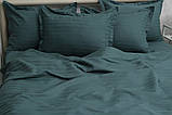Страй-сатин Євро комплект постільної білизни  Multistripe Premium ТМ Prima Teks  MST-11, фото 4
