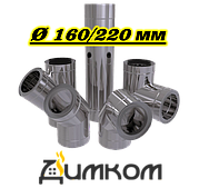 Димоходи д.160/220мм.