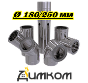 Димоходи д.180/250мм.