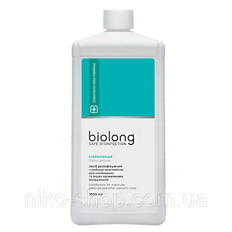 БіоЛонг для дезінфекції інструментів і поверхонь 4%, 1000 мл, фото 1