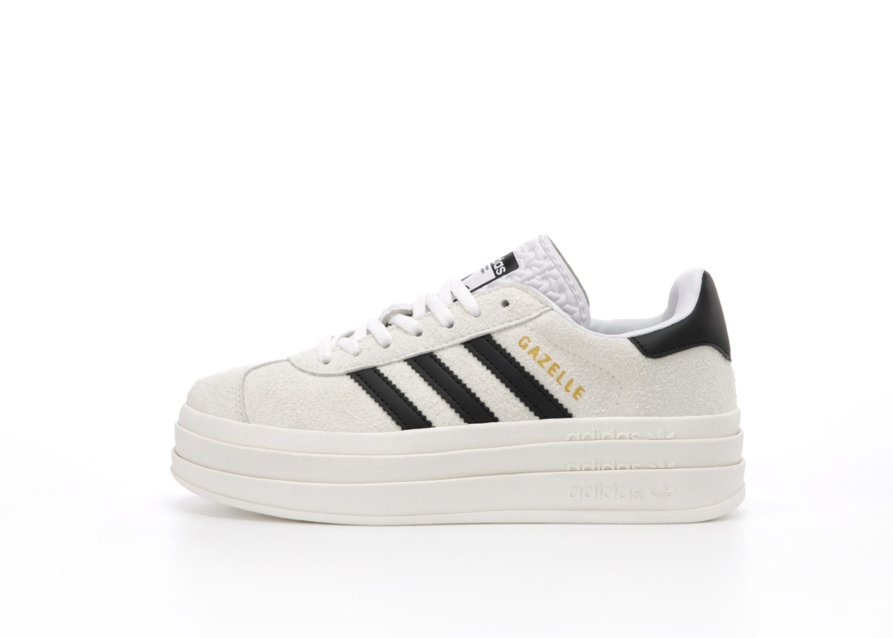 Adidas gazelle pure white hotsell