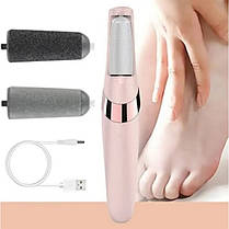 Електрична пемза для ніг Wanhengda Pedi Electronic 8433 Pink N, фото 3