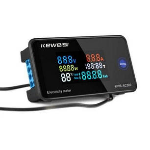 Мультиметр вольтметр амперметр ватметр Keweisi KWS-AC300 AC 50-300В 100А 30кВт (N019587), фото 2